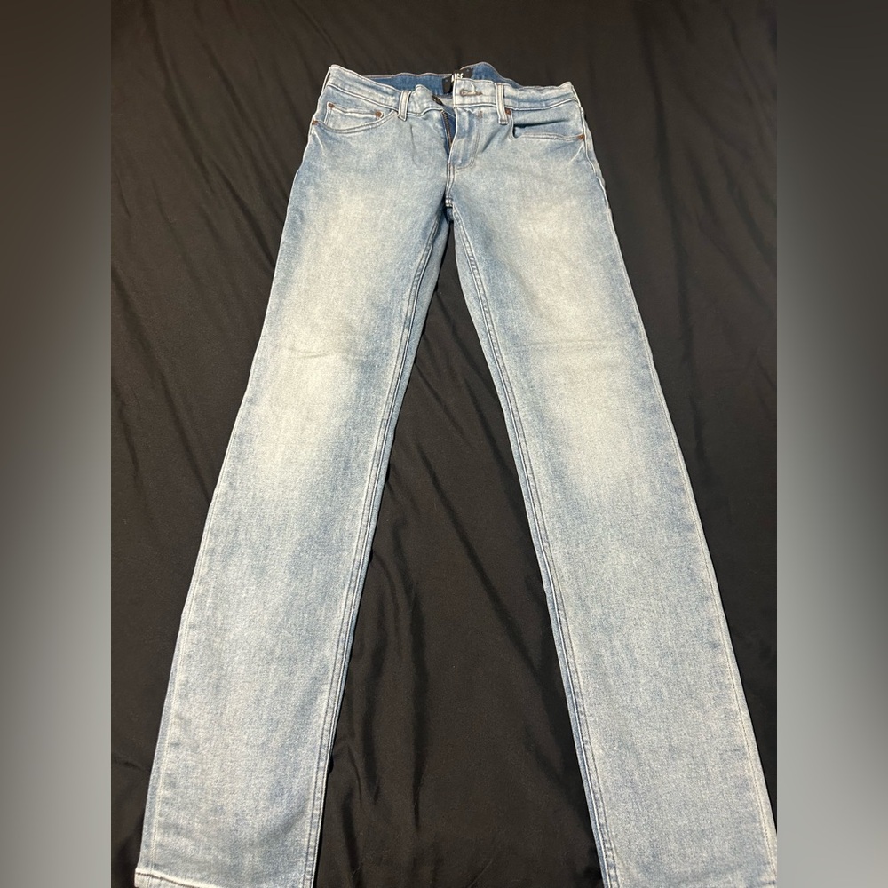 PAIGE Men's Denim Straight Jeans - Light Blue